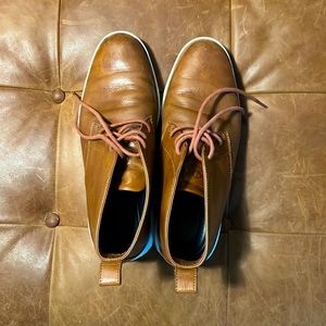 Cole Haan Men's Grandevølution Chukka Boot - British Tan/Ivory, Mens 8